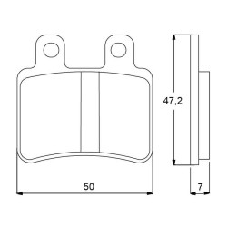 PASTILLA FRENOS ACCOSSATO AGPA49 st racing store