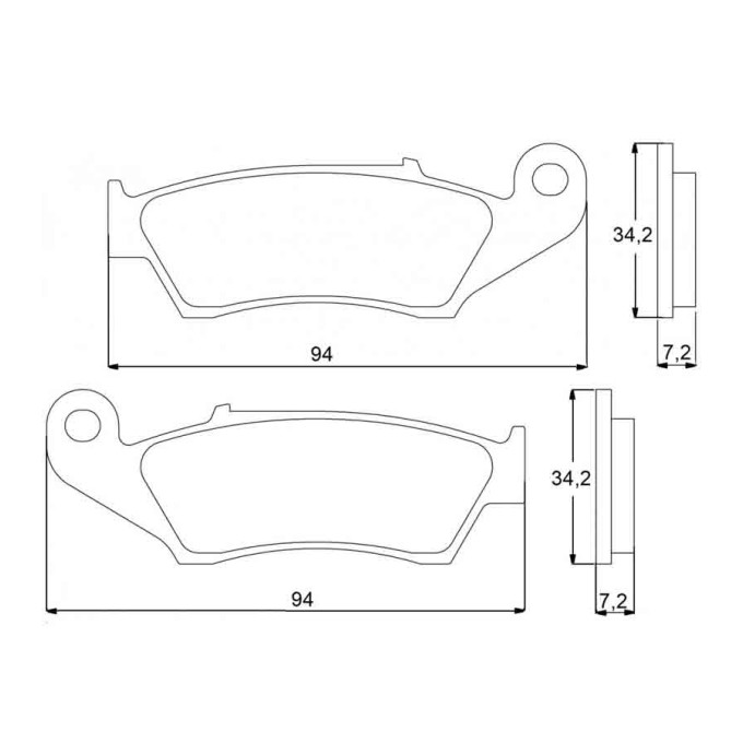 PASTILLA FRENOS ACCOSSATO AGPA51 st racing store