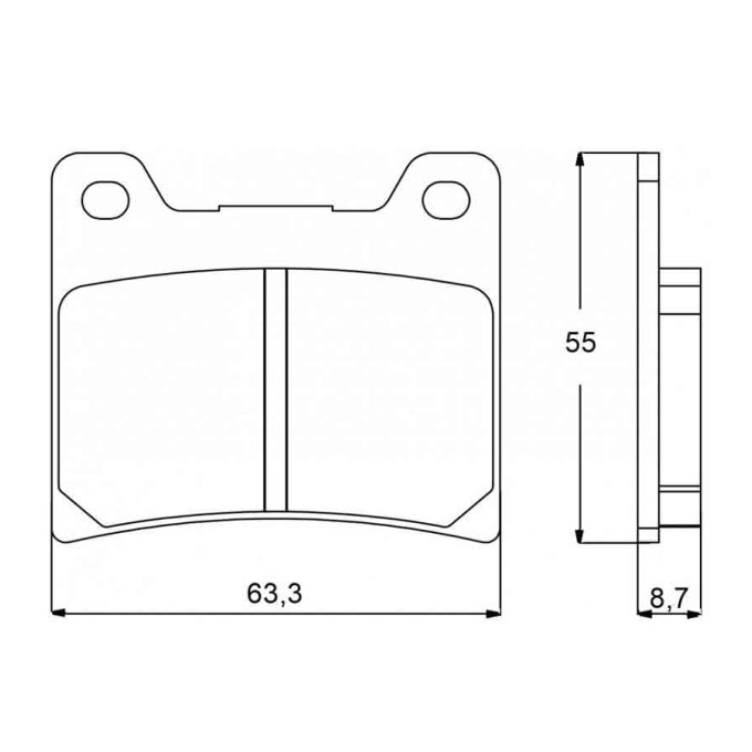 PASTILLA FRENOS ACCOSSATO AGPA54 st racing store