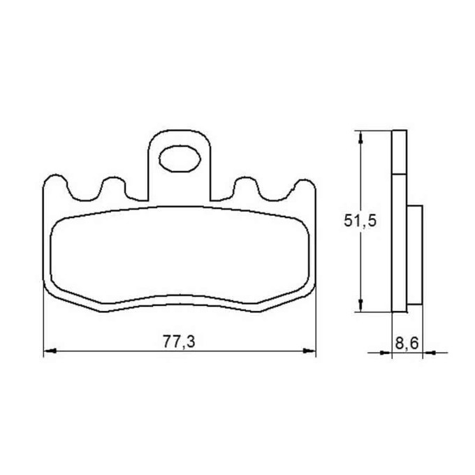 PASTILLA FRENOS ACCOSSATO AGPA56 st racings tore