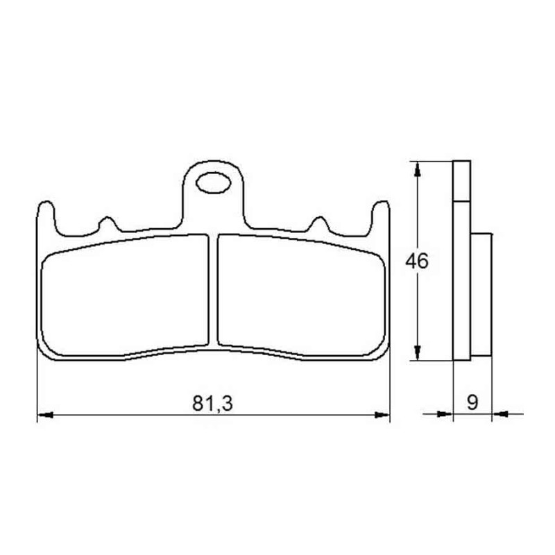 PASTILLA FRENOS ACCOSSATO AGPA57 st racing store