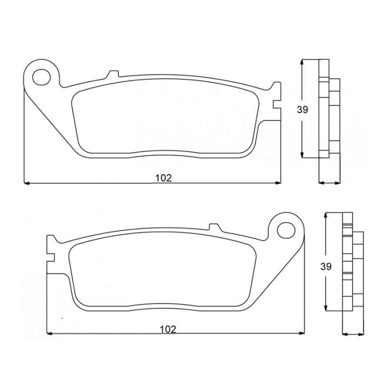 PASTILLA FRENOS ACCOSSATO AGPA72 ST RACING STORE