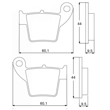 PASTILLA FRENOS ACCOSSATO AGPP72 ST RACING STORE