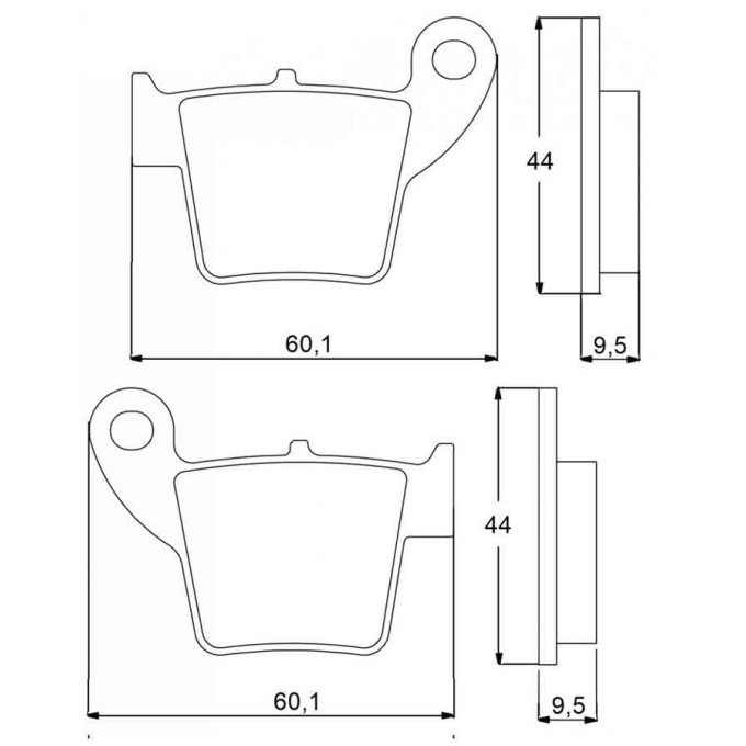 PASTILLA FRENOS ACCOSSATO AGPP72 ST RACING STORE