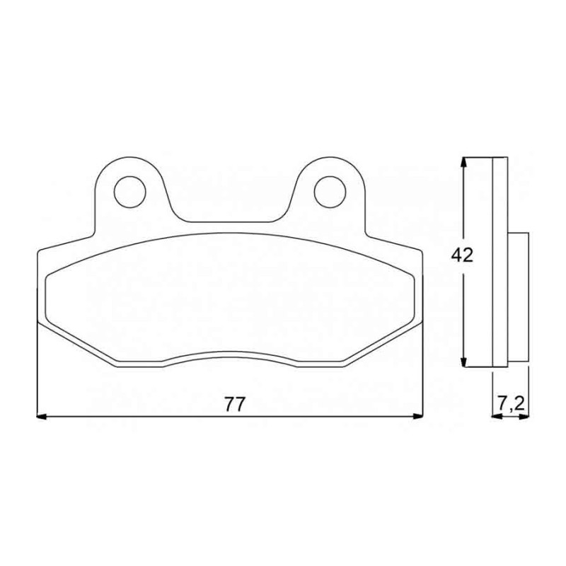 PASTILLA FRENOS ACCOSSATO AGPA79 ST RACING STORE
