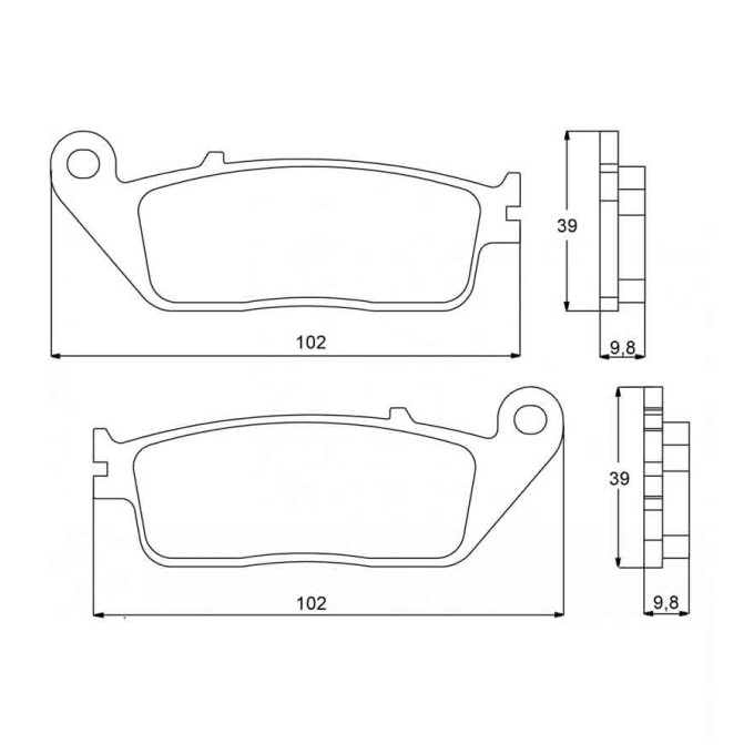PASTILLA FRENOS ACCOSSATO AGPA81 ST RACING STORE