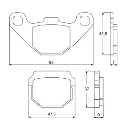 PASTILLA FRENOS ACCOSSATO AGPA82 st racings tore