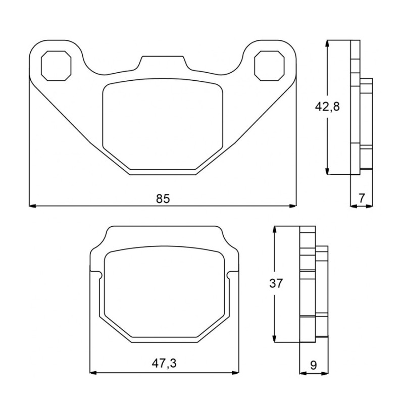 PASTILLA FRENOS ACCOSSATO AGPA82 st racings tore