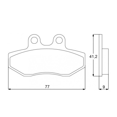 PASTILLA FRENOS ACCOSSATO AGPA85 ST RACING STORE