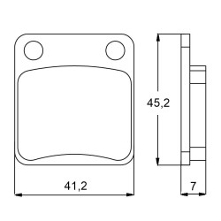 PASTILLA FRENOS ACCOSSATO AGPA88 st raicng store