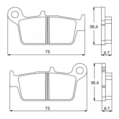 PASTILLA FRENOS ACCOSSATO AGPP90 ST RACING STORE