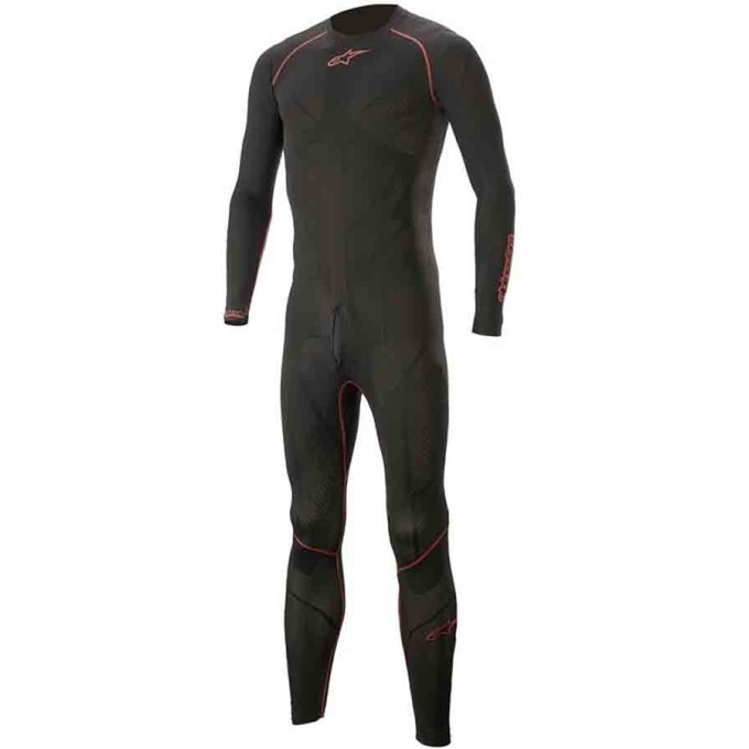 TÉRMICO 1 PIEZA ALPINESTARS UNDERSUIT RIDE TECH LITE NEGRO / ROJO