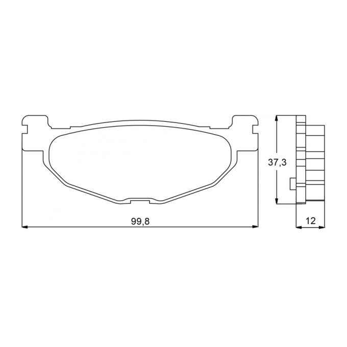 PASTILLA FRENOS ACCOSSATO AGPP92 ST RACING STORE