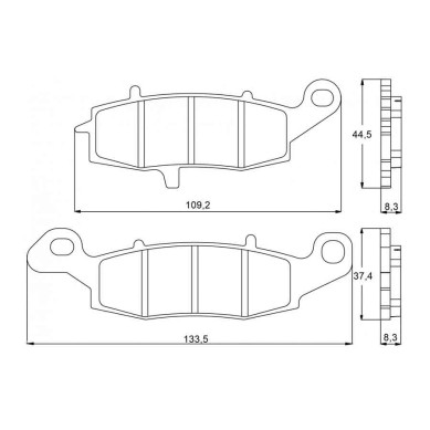 PASTILLA FRENOS ACCOSSATO AGPA94 ST RACING STORE