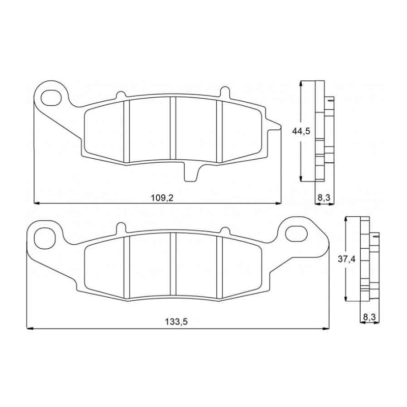 PASTILLA FRENOS ACCOSSATO AGPA95 st racing store