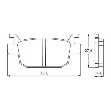 PASTILLA FRENOS ACCOSSATO AGPP95 ST RAICN GSTORE