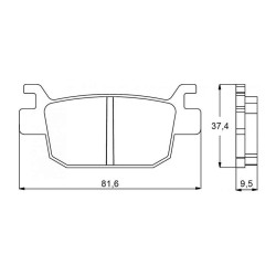 PASTILLA FRENOS ACCOSSATO AGPP95 ST RAICN GSTORE