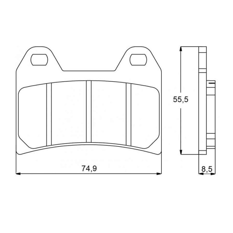 PASTILLA FRENOS ACCOSSATO AGPA96 ST RACINGS TORE