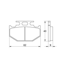 PASTILLA FRENOS ACCOSSATO AGPP99 ST RAICNG STORE