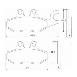 PASTILLA FRENOS ACCOSSATO AGPA100 ST RAICNG STORE