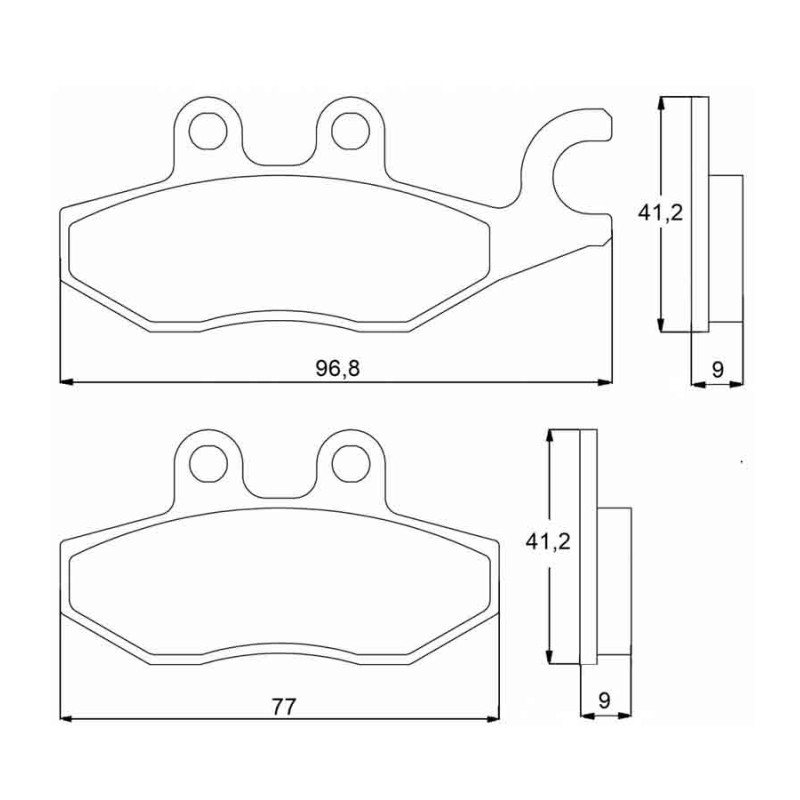 PASTILLA FRENOS ACCOSSATO AGPA100 ST RAICNG STORE