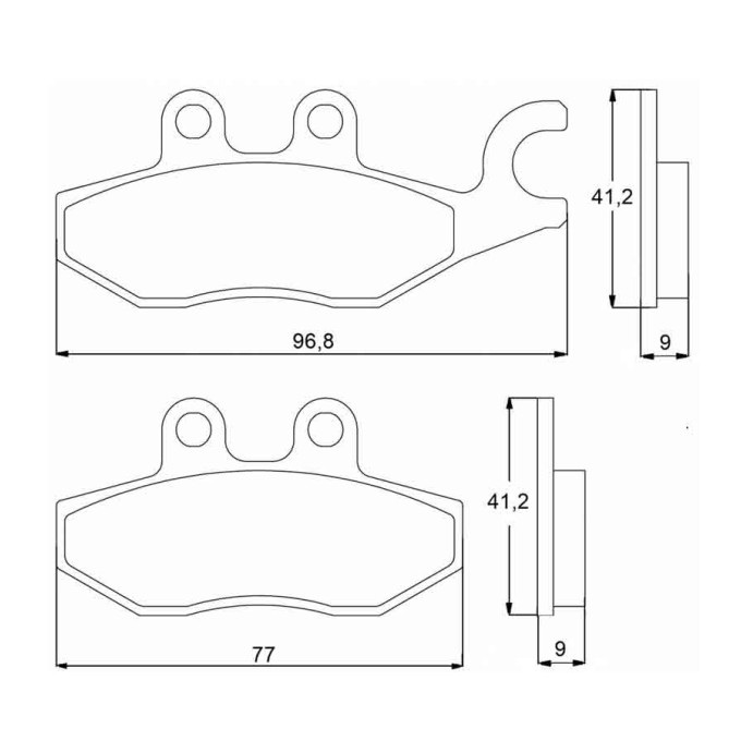PASTILLA FRENOS ACCOSSATO AGPA100 ST RAICNG STORE