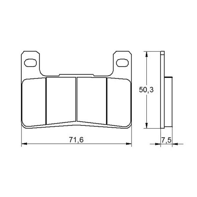 PASTILLA FRENOS ACCOSSATO AGPA109 st racings tore