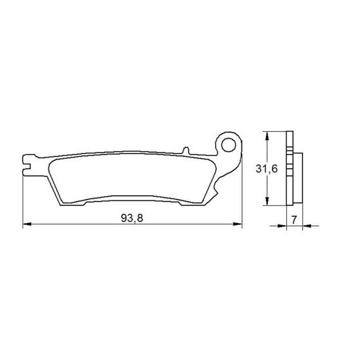 PASTILLA FRENOS ACCOSSATO AGPA110 ST RACING STORE