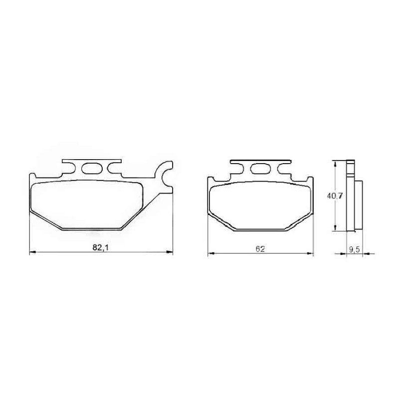 PASTILLA FRENOS ACCOSSATO AGPA113 ST RACING STORE