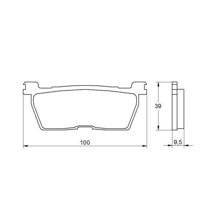 PASTILLA FRENOS ACCOSSATO AGPP121 ST RACING STORE