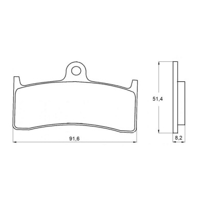 PASTILLA FRENOS ACCOSSATO AGPA124 ST RACING STORE