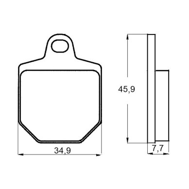 PASTILLA FRENOS ACCOSSATO AGPA136 ST RACING STORE