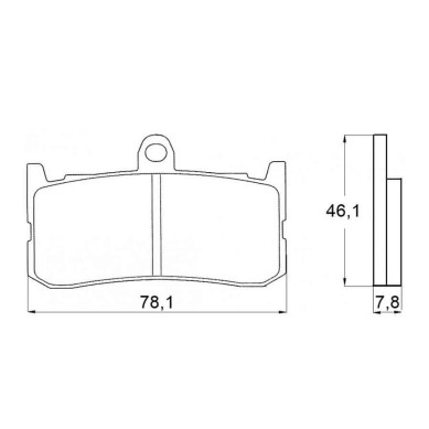 PASTILLA FRENOS ACCOSSATO AGPA138 ST RACING STORE