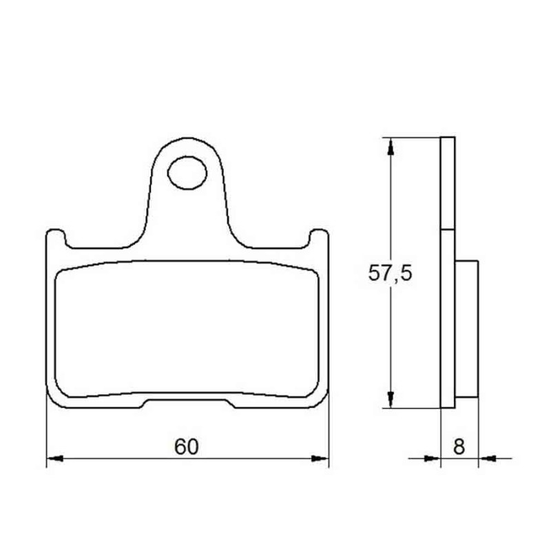 PASTILLA FRENOS ACCOSSATO AGPP143 st racings tore