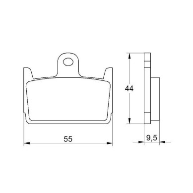 PASTILLA FRENOS ACCOSSATO AGPP150 ST RACING TORE