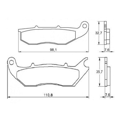 PASTILLA FRENOS ACCOSSATO AGPA160 st racing store