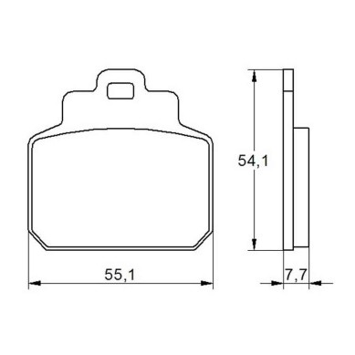 PASTILLA FRENOS ACCOSSATO AGPP161 st racing store