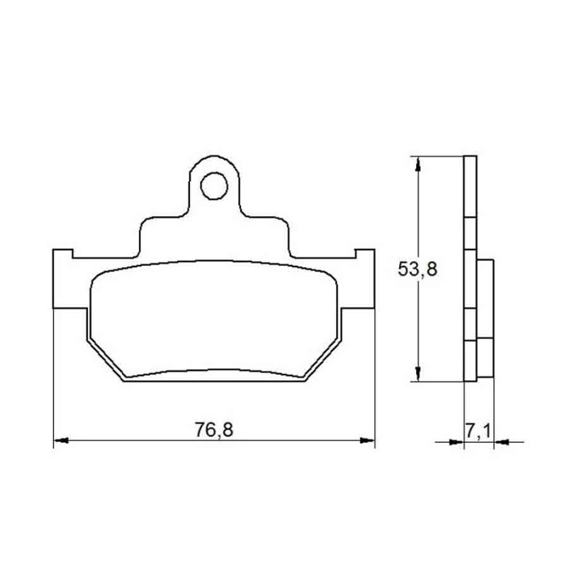 PASTILLA FRENOS ACCOSSATO AGPA163 st racing store