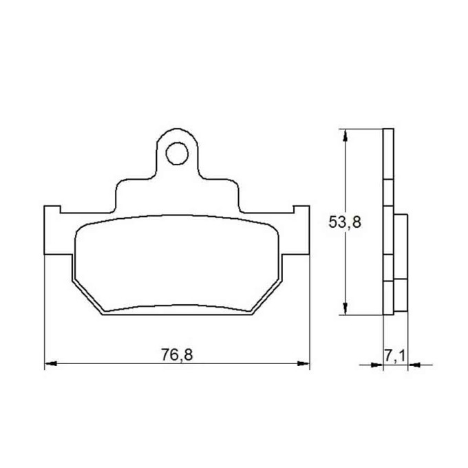 PASTILLA FRENOS ACCOSSATO AGPA163 st racing store