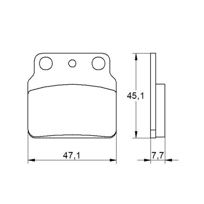 PASTILLA FRENOS ACCOSSATO AGPP165 st raicng store