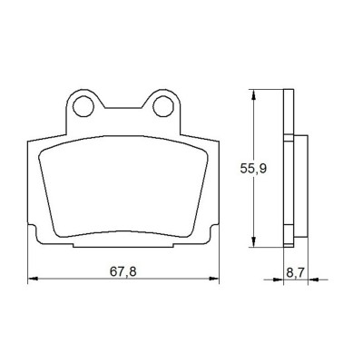 PASTILLA FRENOS ACCOSSATO AGPA167 st racings tore