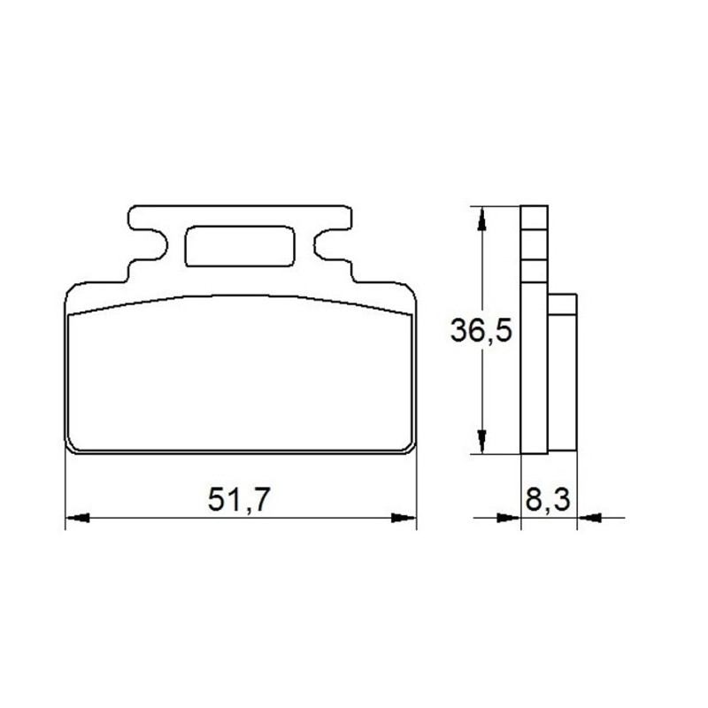 PASTILLA FRENOS ACCOSSATO AGPA168 st racing store