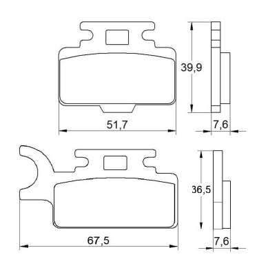 PASTILLA FRENOS ACCOSSATO AGPA169 st racing store
