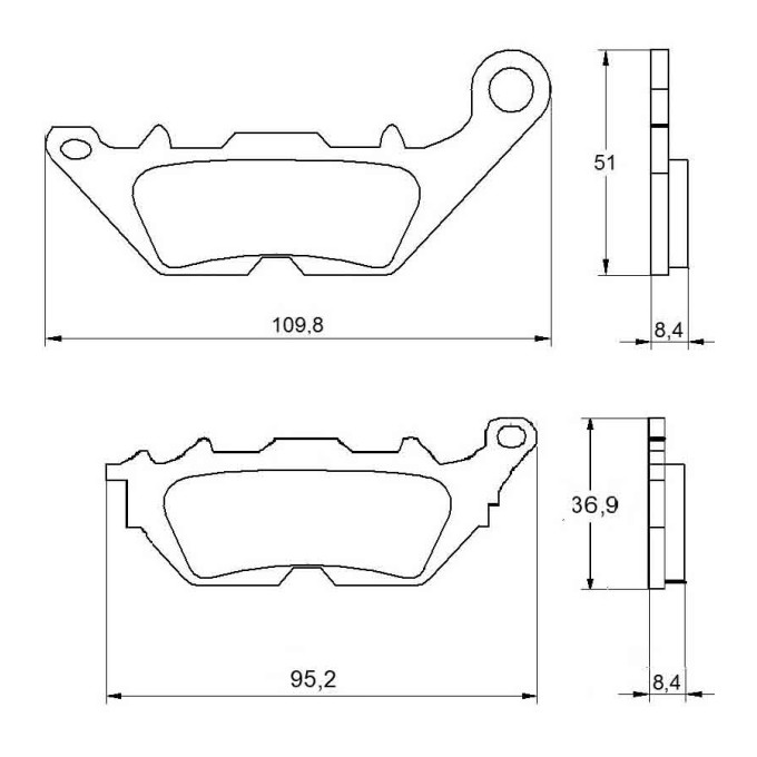 PASTILLA FRENOS ACCOSSATO AGPA170 st racing store