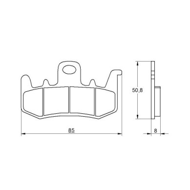 PASTILLA FRENOS ACCOSSATO AGPA177 st racing store