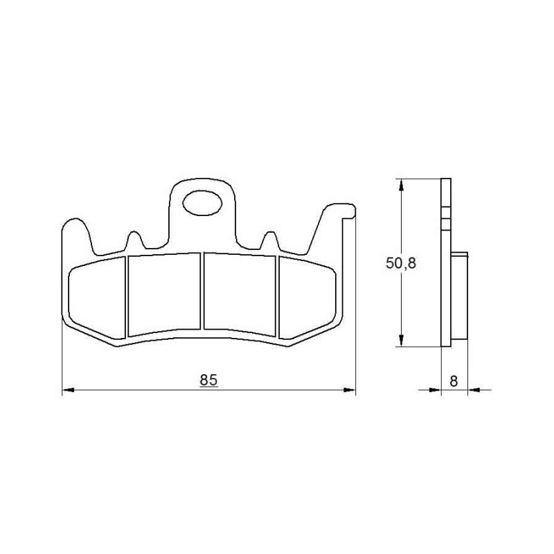 PASTILLA FRENOS ACCOSSATO AGPA177 st racing store