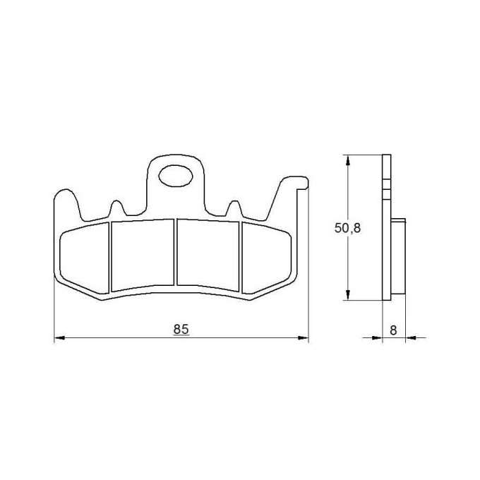PASTILLA FRENOS ACCOSSATO AGPA177 st racing store