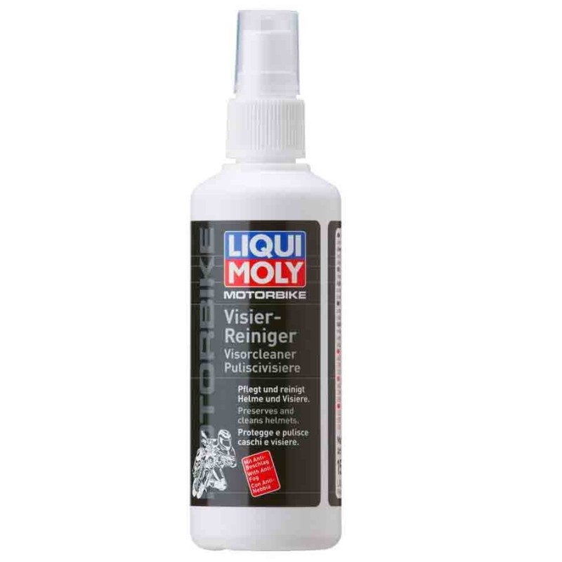 SPRAY LIMPIADOR LIQUI MOLY PARA CASCOS VISORES Y GAFAS 100 ML st racing store
