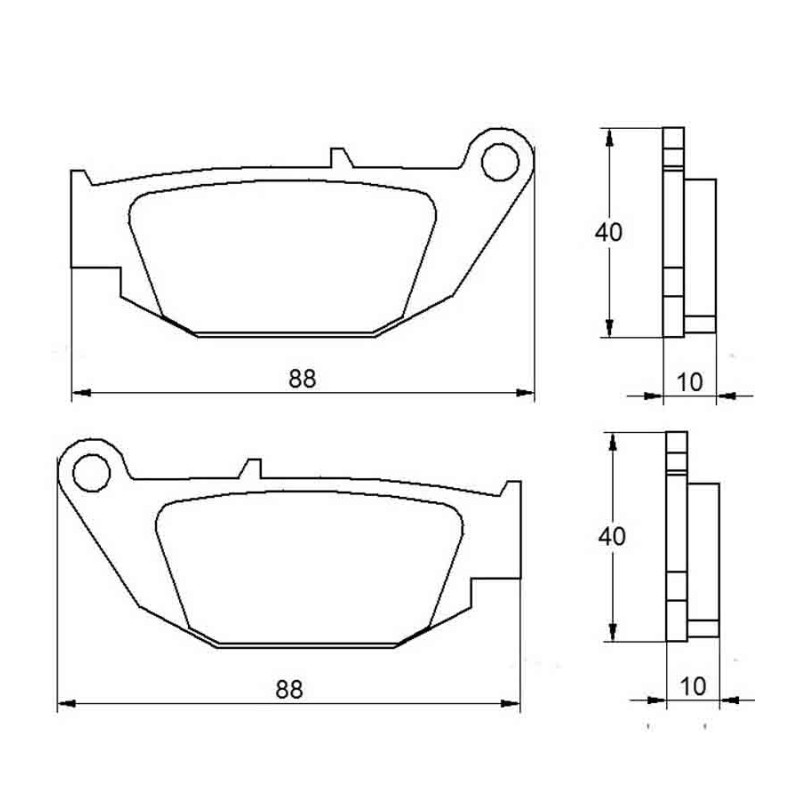 PASTILLA FRENOS ACCOSSATO AGPA181 st racing store