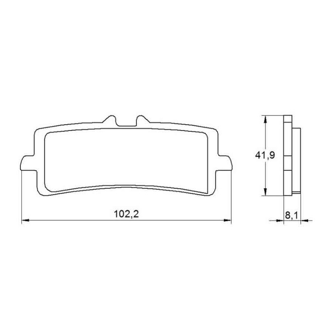 PASTILLA FRENOS ACCOSSATO AGPA186 st racing store